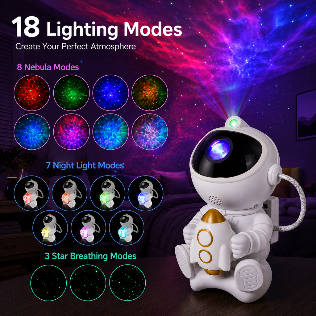 Midnight Galaxy™ Astronaut Projector